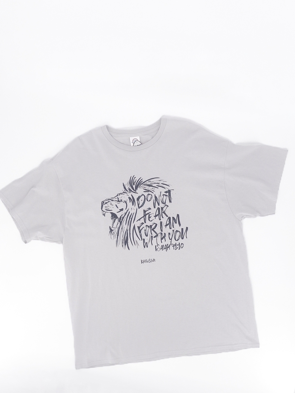 ✨NWT Kerusso Isaiah 41:10 Do Not Fear Lion Christian Graphic Tee 2XL✨